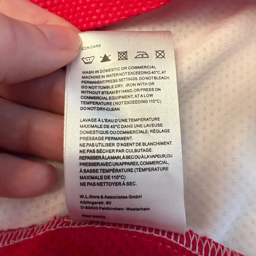 Gore Bike Wear Jersey Top Sz XL Red White - Picture 4 of 6